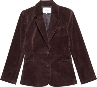 Frame Denim The Femme corduroy blazer - women - Elastane/Cotton - 16 - Brown