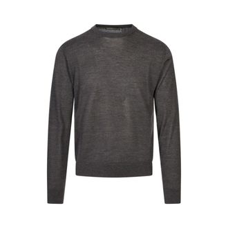 Canali Heren, Truien, Grijs, Maat: L