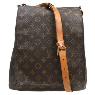 Louis Vuitton Musette Salsa Monogram Canvas Brown Canvas Handbag (Pre-Owned)