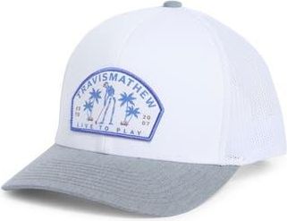 Travis Mathew Dark Ages Snapback Hat in White at Nordstrom Rack, Size One Size Oz