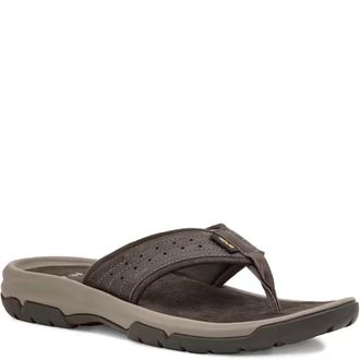Teva Mens Langdon Flip Flops In Walnut