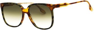 Victoria Beckham Womens Vb610scb 59Mm Sunglasses
