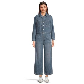 Levi's Premium Iconic Jumpsuit Womens Blue Denim Rompers One Piece GBO2020