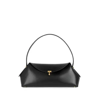 Toteme T-Lock Leather Shoulder Bag
