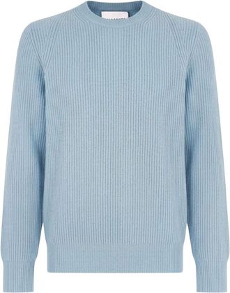 Amaranto Maglione in misto lana e cashmere - - Knitwear - Uomo - Blu - M