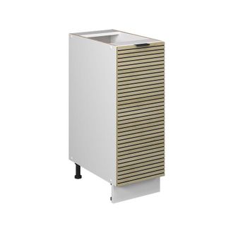 Vicco Armario De Farmacia Fame-line, Panel De Roble, 30 Cm Sin Encimera, Vicco