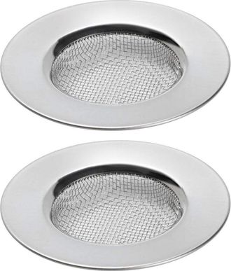 OEM Juego De 2 Coladores Para Fregadero De Ducha, Ideales Para Recoger El Pelo En El Desag&uuml;e De La Ba&ntilde;era O El Fregadero De La Cocina. Filtros De Acero In