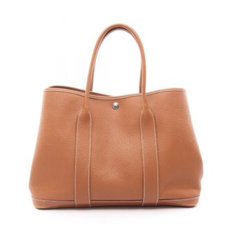 Herm&egrave;s Brown Negonda Leather Tote Bag (Pre-Owned)