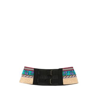 Dries Van Noten Floral-embroidered Belt