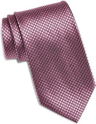 Nordstrom Neat Silk Tie in Pink at Nordstrom Rack