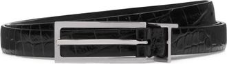 Tom Ford embossed belt - men - Calf Leather - 100 - Black