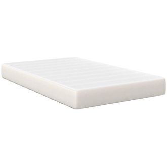 vidaXL Colch&oacute;n De Cama Con Colch&oacute;n Crema 120 X 200 Cm Tela Vidaxl