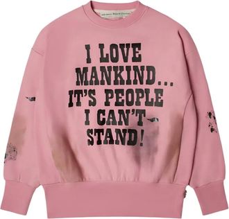 Advisory Board Crystals Felpa I Love Mankind But... - Rosa