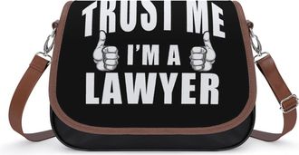 Generic Trust Me Im A Lawyer Crossbody Bags for Women Shoulder Messenger Bag Purse Handbags