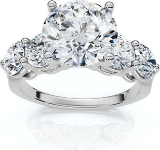 Pompeii3 Certified 3 1/2Ct Diamond Engagement Ring 14k Gold or Platinum Lab Grown FG VS