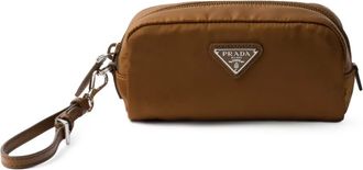 Prada Trousse make up Re-Nylon - Marrone