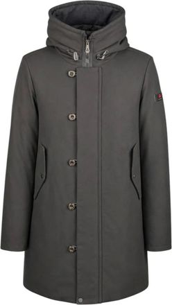 Peuterey Parka Funzionale con Cappuccio - - Coats - Uomo - Nero - XS