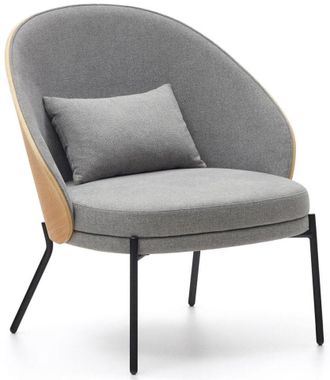 K Home Design Loungesessel Emmy - Natur/Grau Archiviert