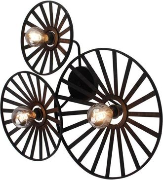 Lindby L&aacute;mpara De Pared evandor En Negro Metal - Lindby