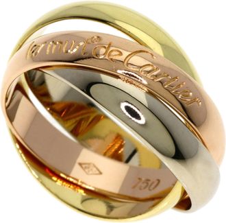 Cartier Yellow Gold (18K) Pink Gold (18K) White Gold (18K) Band Ring (Pre-Owned)