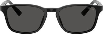 Prada 52mm Pillow Sunglasses in Black at Nordstrom