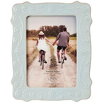 Lenox French Perle Ice Blue 5 X 7 Frame