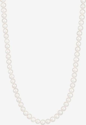 Dower & Hall Timeless White Freshwater Pearl Necklace in Sterling Silver at Nordstrom, Size 18