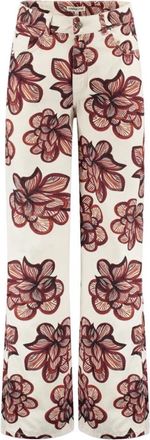 Harper & Yve Mayra Wide Broeken - Dames - Wijde Broeken - Veelkleurig - W26 - Broeken