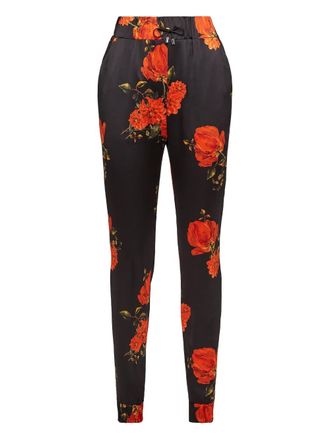 Philipp Plein logo-detail trousers - Nero