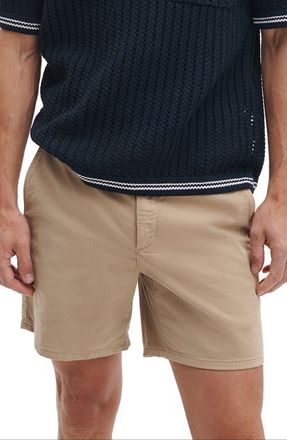 Rag & Bone Standard Cotton Stretch Twill Chino Shorts in Khaki at Nordstrom, Size 29