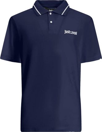 Just Cavalli Polo Shirts - Heren - Polos - Blauw - XL - Tops