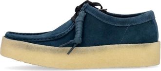 Clarks Diepblauwe Mocassin Lifestyle Schoen - Heren - Veterschoenen - Blauw - 41 EU - Su&egrave;de - Schoenen