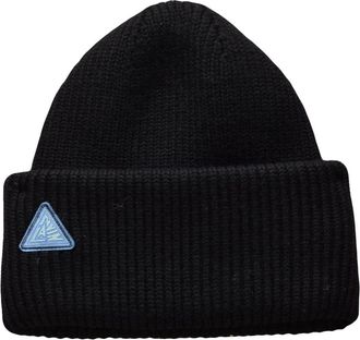 Lanvin Accessoires, Heren, Zwart, ONE Size, Wol, Wool Beanie