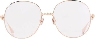 Valentino STUD- III Demo Round Ladies Eyeglasses VLX-136 C 56