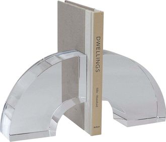 Port 68 Nolan Crystal Bookends Pair