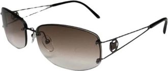 Givenchy Pre-owned Metalen Zonnebril - Dames - Vintage Accessoires - Zwart - ONE Size - Vintage