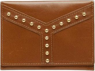 Saint Laurent Pre-owned Wallets, female, Brown, Size: ONE SIZE Pre-owned Leather wallets