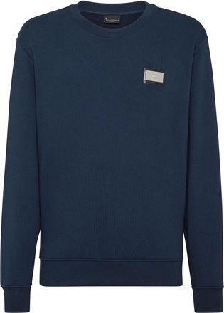 Billionaire Boys Club Hoodies & sweatvesten, Heren, Blauw, L, Katoen, Roundneck Sweatshirt LS