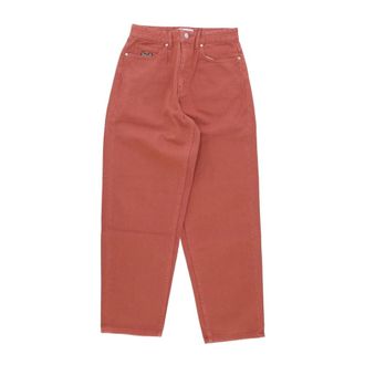 HUF Signature Washed Brown Mens Jeans - male - HUF - Loose Fit Jeans - Brown - W30 - Jeans