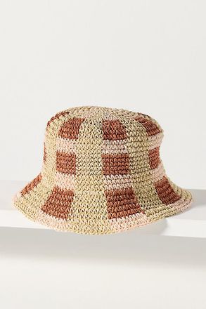 Wyeth Nyc Chrissy Gingham Bucket Hat