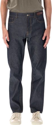 Lanvin Dark Wash Straight-Leg Denim Jeans