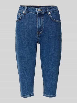 GANT Slim Fit Bermudas mit Eingrifftaschen in Blau Melange, Gr&ouml;&szlig;e 27