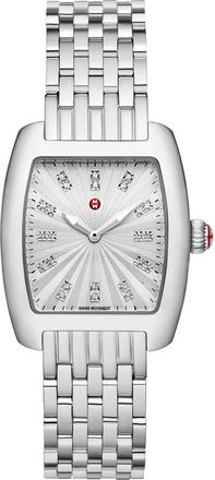 Michele Urban Mini Diamond Bracelet Watch, 29mm in Silver at Nordstrom Rack