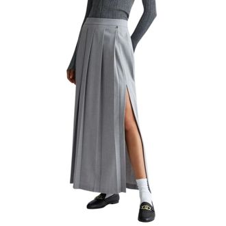 Liu Jo Gonna in twill plissettata - - Skirts - Donna - Grigio - M