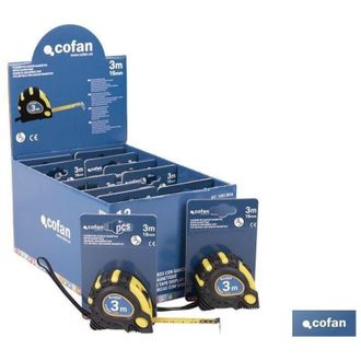 cofan Expositor De Flex&oacute;metros Magn&eacute;ticos 25 Mm X 8 M 6 Uds. - Cofan