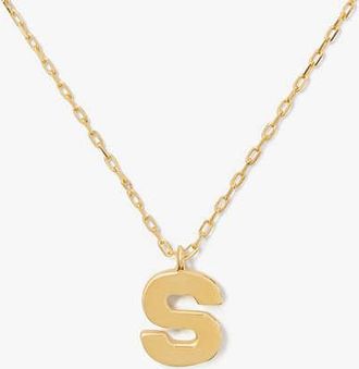Kate Spade New York Kate Spade Fine Love Letter S Initial Pendant