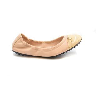 Tod's Tods, Ballerinas, female, Beige, Size: 7 1/2 US Classic Ballet Flats for Women