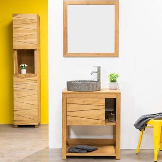 Wanda Collection Wanda Collection - Mueble Para Cuarto De Ba&ntilde;o De Teca Cosy 67 Cm