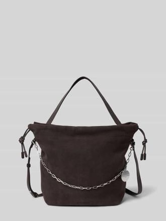Liebeskind Handtasche aus echtem Veloursleder Modell Lya in Dunkelbraun, Gr&ouml;&szlig;e 1