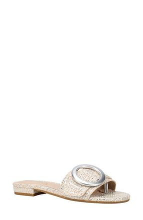 Pelle Moda Bianka Slide Sandal in Silver at Nordstrom, Size 7.5